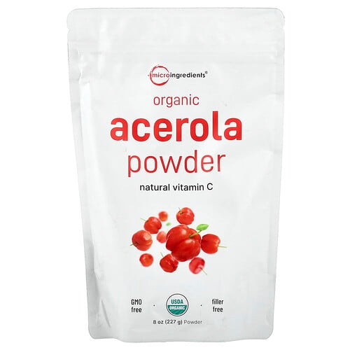Micro Ingredients Organic Acerola Powder 8 Oz 227 G product image
