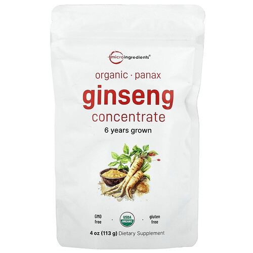 Micro Ingredients Organic Ginseng Concentrate 4 Oz 113 G product image