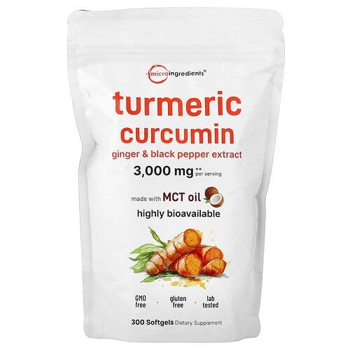 Micro Ingredients Turmeric Curcumin 300 Softgels product image