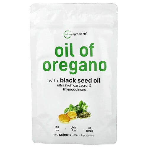 Micro Ingredients Oil Of Oregano 150 Softgels product image