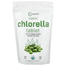 Micro Ingredients Organic Chlorella Tablet 720 Tablets 0 5 G Per Tablet