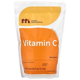 Micro Ingredients Vitamin C Powder Unflavored 35 3 Oz 1 Kg