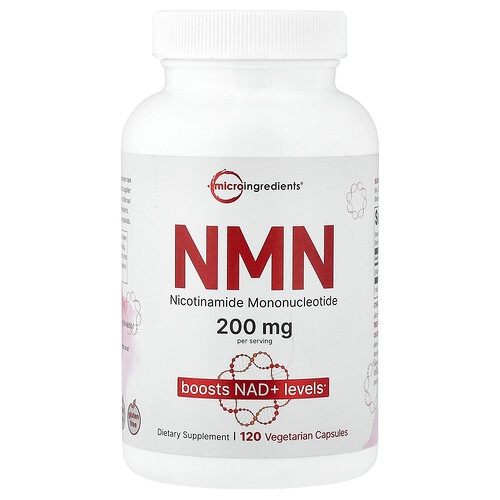Micro Ingredients Nmn 120 Vegetarian Capsules 100 Mg Per Capsule product image