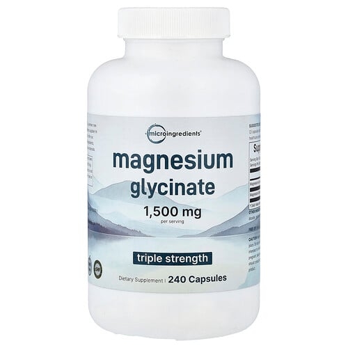 Micro Ingredients Magnesium Glycinate 240 Capsules product image