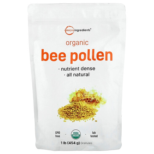 Micro Ingredients Organic Bee Pollen 1 Lb 454 G product image