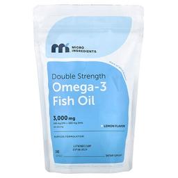 Micro Ingredients Omega 3 Fish Oil Lemon 240 Softgels 1 000 Mg Per Softgel