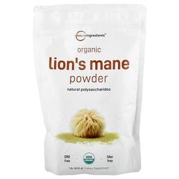 Micro Ingredients Organic Lion S Mane Powder 1 Lb 454 G