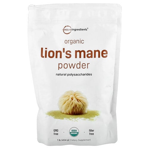 Micro Ingredients Organic Lion S Mane Powder 1 Lb 454 G product image