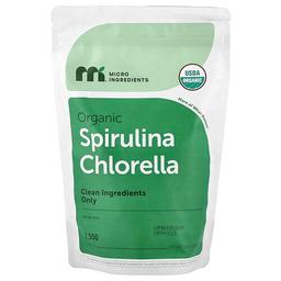 Micro Ingredients Organic Spirulina Chlorella 2 500 Tablets