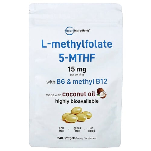 Micro Ingredients L Methylfolate 240 Softgels product image