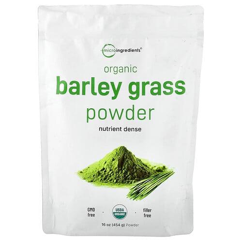 Micro Ingredients Organic Barley Grass Powder 16 Oz 454 G product image