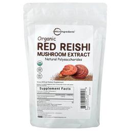 Micro Ingredients Organic Red Reishi Mushroom Extract 16 Oz 454 G
