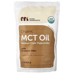 Micro Ingredients Organic Mct Oil Powder With Prebiotic Fiber 1 Lb 454 G