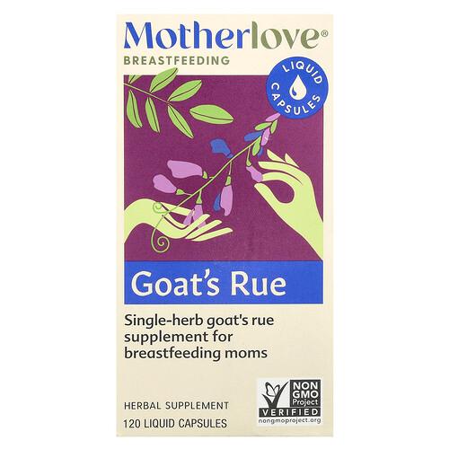 Motherlove Breastfeeding Goat S Rue 120 Liquid Capsules 525 Mg Per Capsule product image