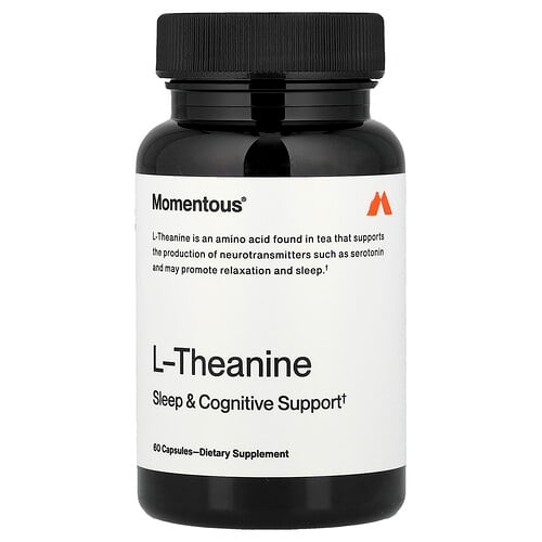 Momentous L Theanine 60 Capsules 200 Mg Per Capsule product image