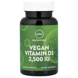Mrm Nutrition Vegan Vitamin D3 62 5 Mcg 2 500 Iu 60 Vegan Capsules