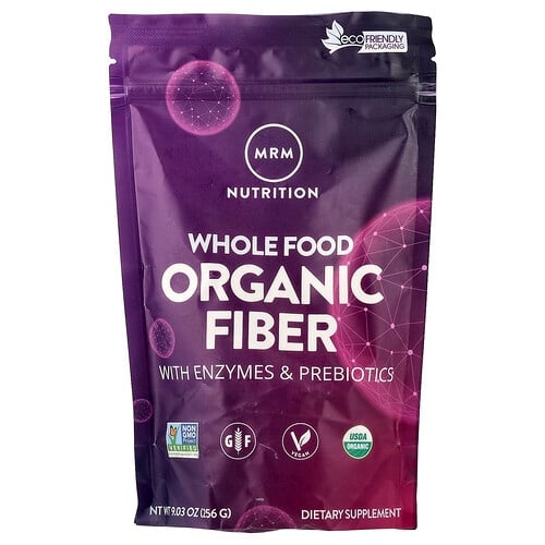 Mrm Nutrition Whole Food Organic Fiber With Enzymes And Prebiotics 9 03 Oz 256 G product image