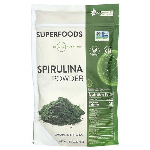 Mrm Nutrition Spirulina Powder 8 5 Oz 240 G product image