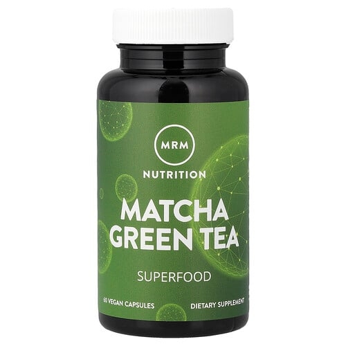 Mrm Nutrition Matcha Green Tea 60 Vegan Capsules 500 Mg Per Capsule product image