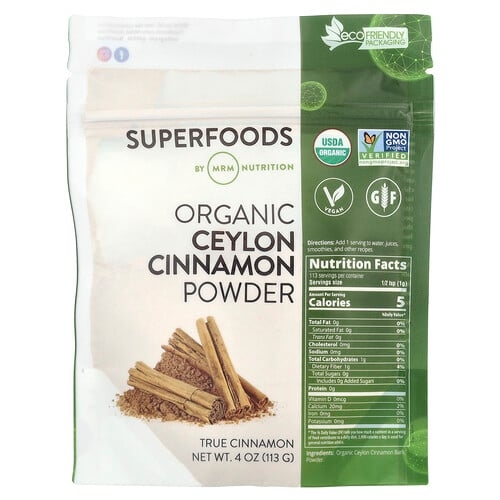 Mrm Nutrition Organic Ceylon Cinnamon Powder 4 Oz 113 G product image