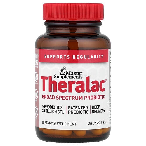 Master Supplements Theralac Broad Spectrum Probiotic 30 Capsules product image