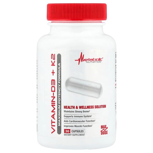 Metabolic Nutrition Vitamin D3 K2 30 Capsules product image