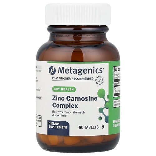 Metagenics Zinc Carnosine Complex 17 Mg 60 Tablets product image