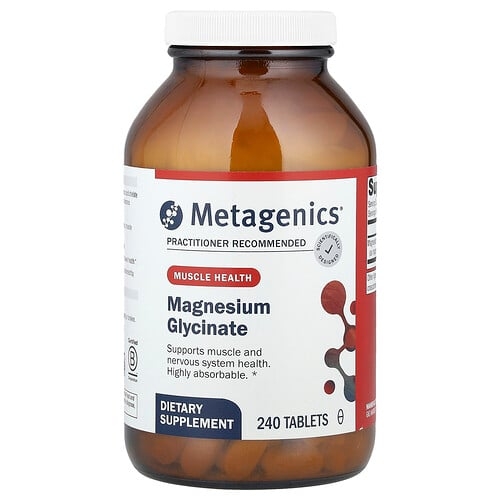Metagenics Magnesium Glycinate 100 Mg 240 Tablets product image