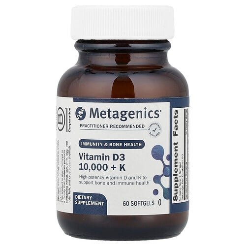 Metagenics Vitamin D3 10 000 K 60 Softgels product image