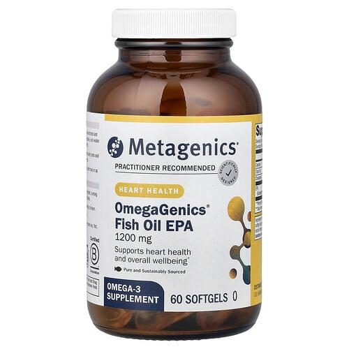 Metagenics Omegagenics Fish Oil Epa 1 200 Mg 60 Softgels product image