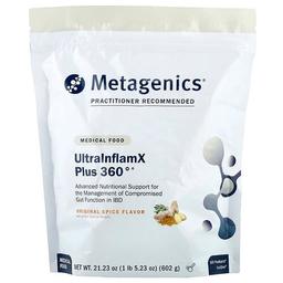 Metagenics Ultralnflamx Plus 360 Medical Food Original Spice 21 23 Oz 602 G