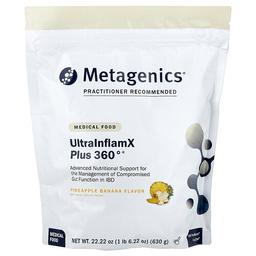 Metagenics Ultrainflamx Plus 360 Medical Food Pineapple Banana 22 22 Oz 630 G