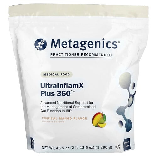 Metagenics Ultralnflamx Plus 360 Medical Food Tropical Mango 45 5 Oz 1 290 G product image