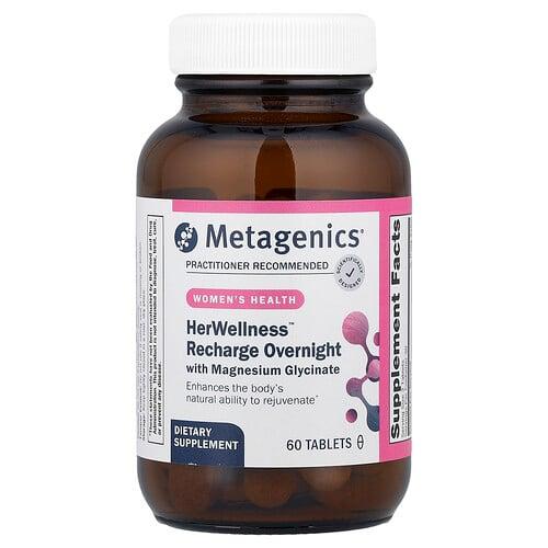 Metagenics Women S Health Herwellness Recharge Overnight With Magnesium Glycinate 60 Tablets product image