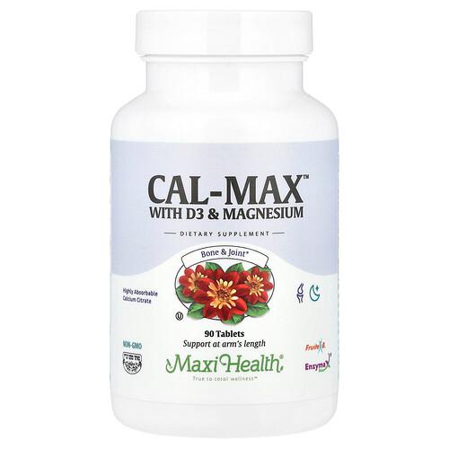 Maxi Health Cal Max With D3 Magnesium 90 Tablets product image