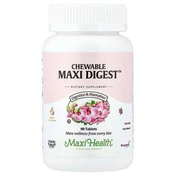 Maxi Health Chewable Maxi Digest Natural Fruit 90 Tablets
