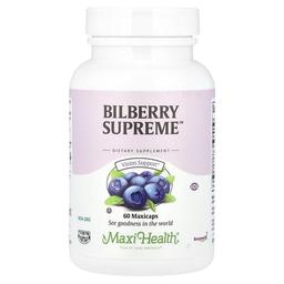 Maxi Health Bilberry Supreme 60 Maxicaps