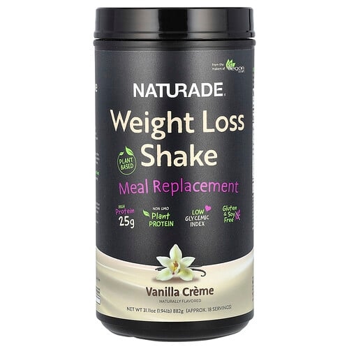 Naturade Weight Loss Shake Plant Based Meal Replacement Vanilla Creme 1 94 Lb 882 G product image