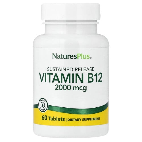 Naturesplus Vitamin B12 Sustained Release 60 Tablets product image