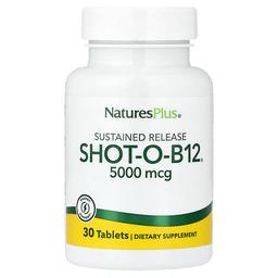 Naturesplus Shot O B12 Sustained Release 5 000 Mcg 30 Tablets