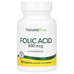 Naturesplus Folic Acid As Methylfolate 800 Mcg 90 Tablets