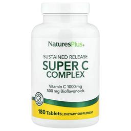 Naturesplus Super C Complex Sustained Release 180 Tablets