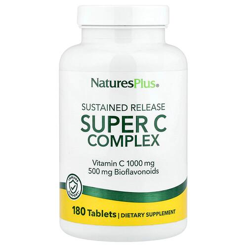 Naturesplus Super C Complex Sustained Release 180 Tablets product image