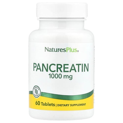 Naturesplus Pancreatin 1 000 Mg 60 Tablets product image