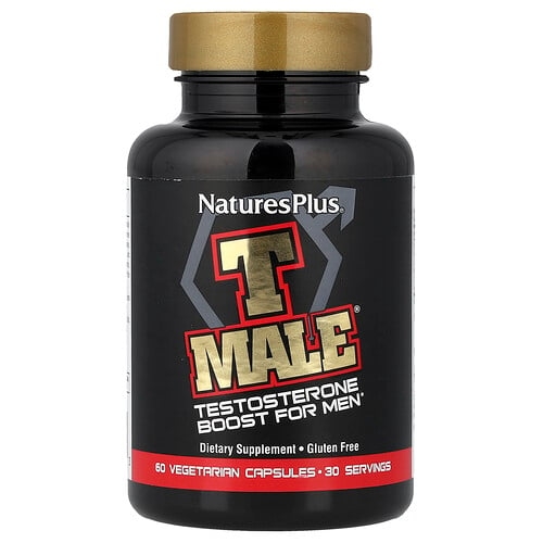 Naturesplus T Male Testosterone Boost For Men 60 Vegetarian Capsules product image