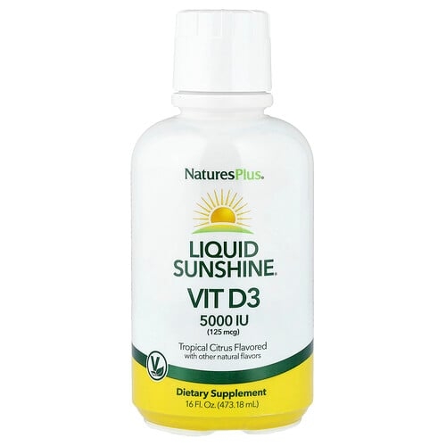 Naturesplus Liquid Sunshine Vitamin D3 Tropical Citrus 16 Fl Oz 473 18 Ml product image
