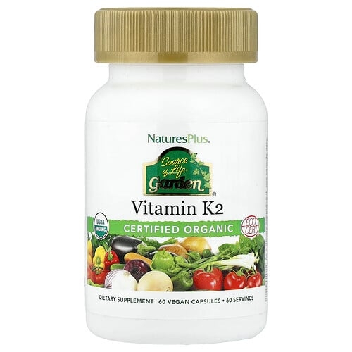 Naturesplus Source Of Life Garden Vitamin K2 60 Vegan Capsules product image