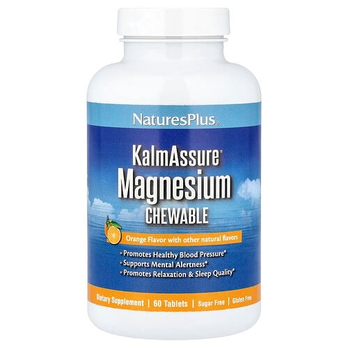Naturesplus Kalmassure Magnesium Chewable Orange 60 Tablets product image
