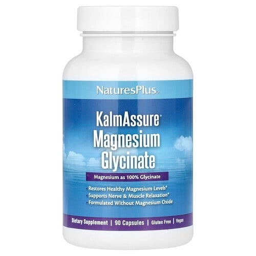 Naturesplus Kalmassure Magnesium Glycinate 90 Capsules 70 Mg Per Capsule product image