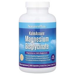 Naturesplus Kalmassure Magnesium Bisglycinate 180 Capsules 70 Mg Per Capsule